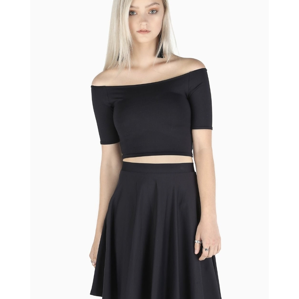 BILY Black Skater Skirt